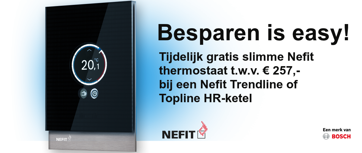 Gratis nefit Easy thermostaat bij nefit trendline of topline hr ketel